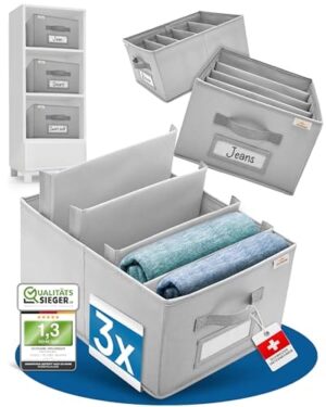 FACHIHOME Zestaw do porządkowania szafa na ubrania orgnizer