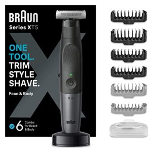 Braun Series XT5 Golarka elektryczna do twarzy i ciała, trymer do brod