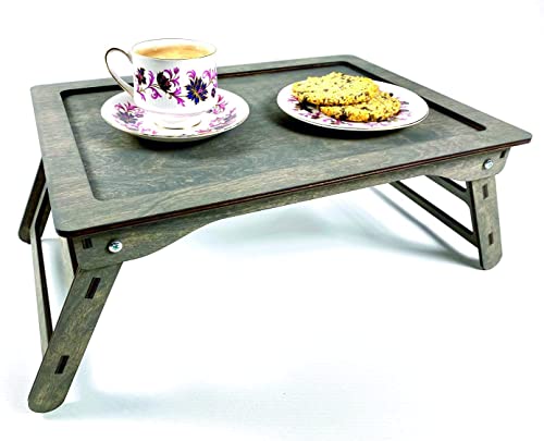 Bed Tray with Folding Legs Breakfast Table Laptop Table