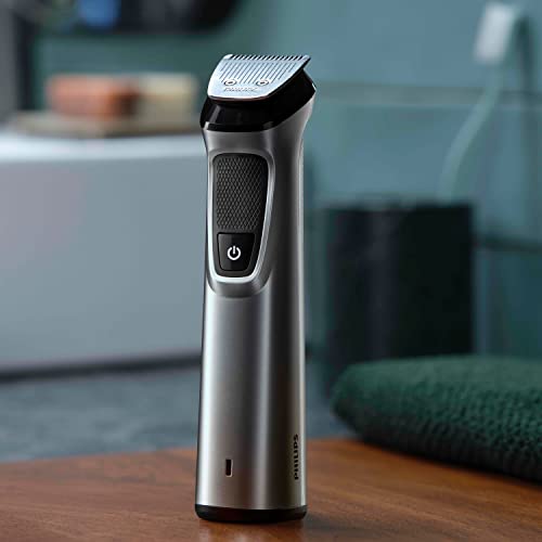 Philips MG7720/15 Black Silver - Trimmer do brody Philips, 14 narzędzi, ładowanie w 1 godzinę, czas pracy do 120 minut - obrazek 2