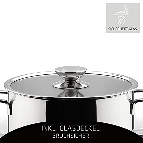 Berndes Milessima 4-częściowy zestaw garnków garnki ze stali - obrazek 5