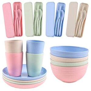 Zestaw plastikowych talerzy i misek - zdrowa i trwała zastawa stołowa dla całej rodziny