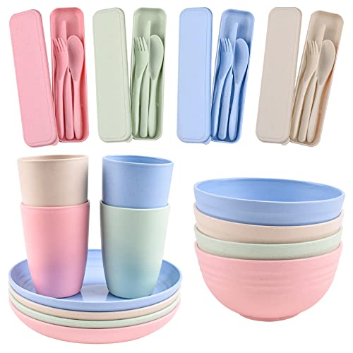 Zestaw plastikowych talerzy i misek - zdrowa i trwała zastawa stołowa dla całej rodziny