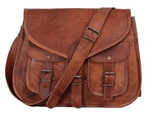 ALASKA EXPORTS - 14 Inch Leather Purse Women Shoulder Bag