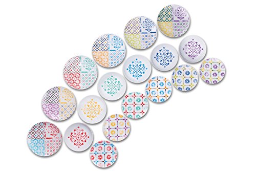 Excelsa Maioliche Zestaw Obiadowy, Wielokolorowy, 18 Szt. - obrazek 6