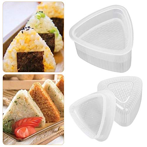 ZQO Trójkątna forma do sushi - Łatwa w użyciu, DIY, Dwa rozmiary, Łatwa do czyszczenia, Łatwa do przechowywania - obrazek 7