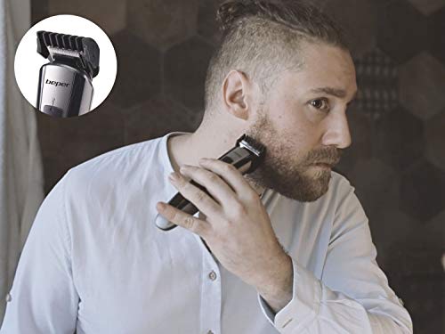 BEPER 40.742 maszynka do strzyżenia włosów i ciała, zestaw 10 w 1 - obrazek 7