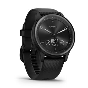 Garmin vivomove Sport Hybrid Smartwatch - Zdrowie i Wellness, Czarny, Ekran dotykowy