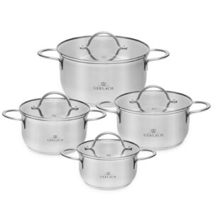 Gerlach Fine Zestaw Garnków Ze Stali Nierdzewnej Komplet
