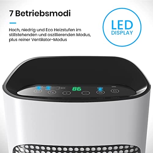 ProBreeze Stojący Grzejnik Ceramiczny Przenośny - obrazek 5