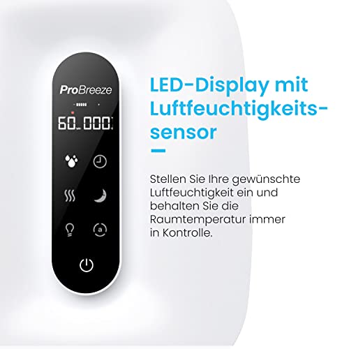 ProBreeze Nawilżacz Powietrza z Wyświetlaczem LED - obrazek 8