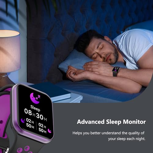 Zephyrion Inteligentny zegarek dla mężczyzn i kobiet 172 DIY ekran dotykowy z tętnem SpO2 ciśnienie krwi aktywność snu aktywność fitness licznik kroków 3 ATM wodoodporny smartwatch do iOS - Monitoruj swoje zdrowie przez całą dobę! - obrazek 7