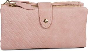 styleBREAKER Damski portfel z wytłoczoną strukturą w