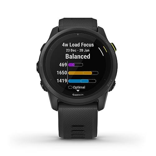 Garmin Forerunner 745 Smartwatch Do Biegania Czarny Odnowiony - Monitor aktywności z codziennymi zaleceniami treningowymi i ulepszonymi profilami aktywności - obrazek 5