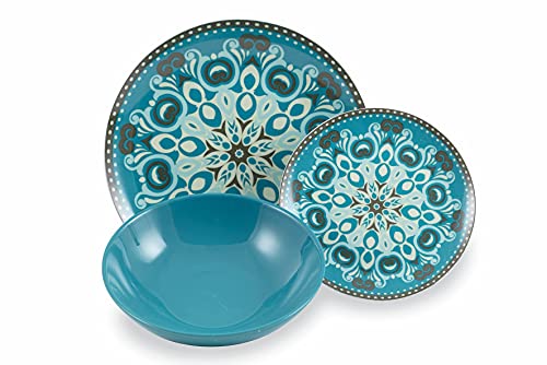 Villa D'Este Home Tivoli Cala Jondal Serwis Stołowy, Wielokolorowy, 18 - obrazek 8