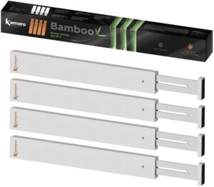 Kamoro separator do szuflad z naturalnego bambusa - z bardzo mocną spr