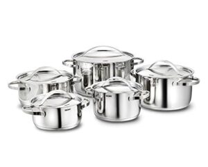 Kopf Zestaw garnków Stilo (stal nierdzewna 10-częściowy z 5
