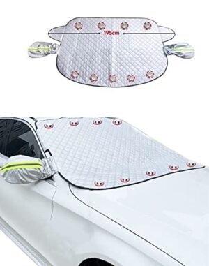 Vkzylife Osłona przedniej szyby samochodowej z magnetycznym