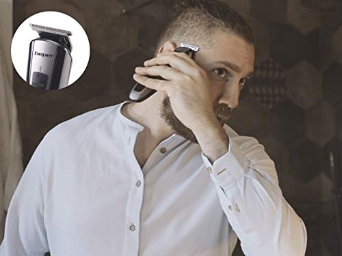 BEPER 40.742 maszynka do strzyżenia włosów i ciała, zestaw 10 w 1 - obrazek 8