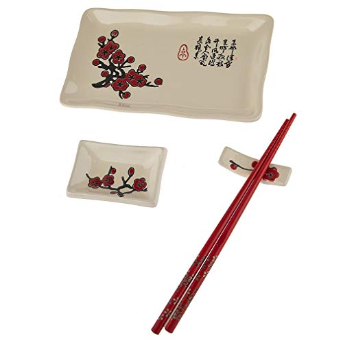 Lachineuse - Tradycyjny zestaw sushi z kwiatami wiśni - obrazek 5