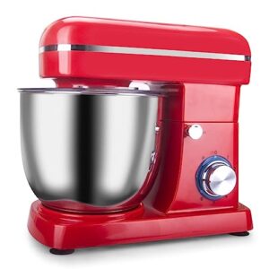 Robot kuchenny z miską ze stali nierdzewnej o pojemności 5 l - 6 ustawień prędkości, 3 akcesoria, duża pojemność