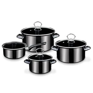 GSW 255417 Profi Black Star 4-częściowy zestaw garnków