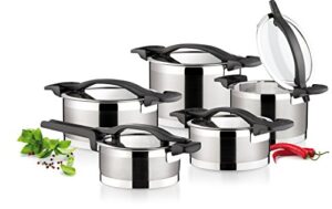 Tescoma Ultima Zestaw Garnków Stal Srebrny 48.5 x 35 x 29 cm