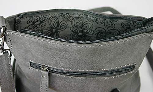 Bag Street - damska torebka z zapięciem magnetycznym i zamkiem błyskaw - obrazek 2