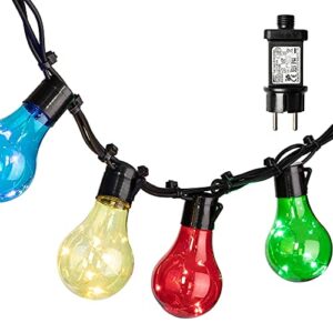 hellum Łańcuch świetlny LED z kulkami (6 cm) do wnętrz, łańcuch świetl