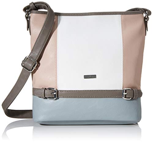 TOM TAILOR Damska torba na ramię Juna, Róża mieszana, 30x10x28