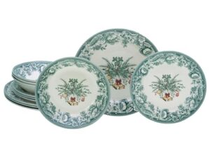 CreaTable 16960 seria Christmas Green 12-częściowy zestaw