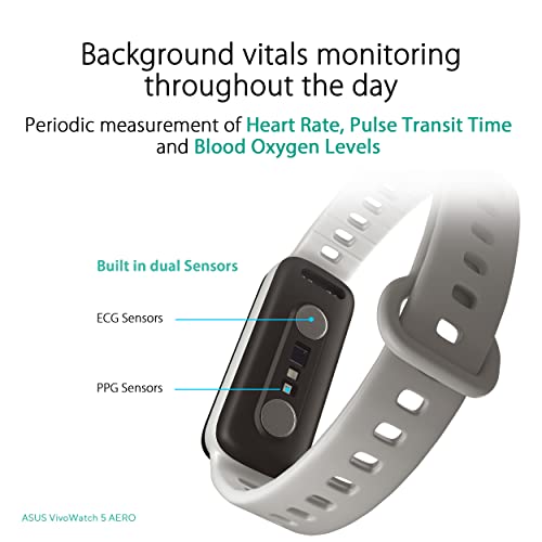 ASUS HC-C05 VivoWatch Aero 5 - Inteligentna bransoletka monitorująca kroki, tętno, sen i kalorie - obrazek 12