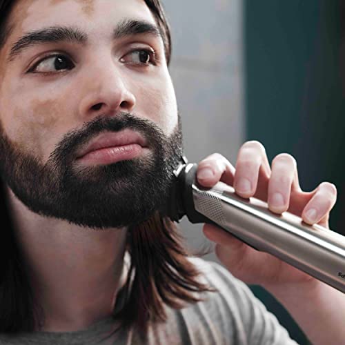 Philips MG7720/15 Black Silver - Trimmer do brody Philips, 14 narzędzi, ładowanie w 1 godzinę, czas pracy do 120 minut - obrazek 6