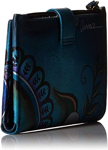 Anna by Anuschka Damski ręcznie malowany portfel damski z prawdziwej s - obrazek 5