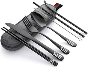 Jimiston BTS przenośny zestaw 8 sztuk ze stali nierdzewnej