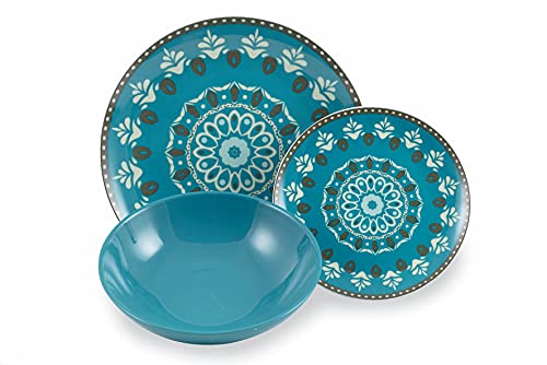 Villa D'Este Home Tivoli Cala Jondal Serwis Stołowy, Wielokolorowy, 18 - obrazek 5