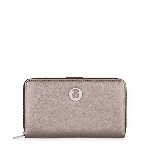 Tous Kobiety Dubai Saf Portfel, Beżowy, 12.5 x 3.5 x 10.5 cm