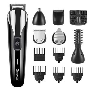 Męski trymer do brody i włosów - precyzyjne przycinanie, 6 w 1, wysokiej jakości ostrza, regulacja długości, długi czas pracy baterii