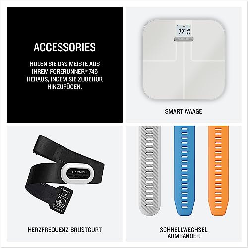 Garmin Forerunner 745 Smartwatch do Biegania GPS Czerwony - Monitor aktywności z szybkim dostępem do statystyk, muzyki i płatności - obrazek 4