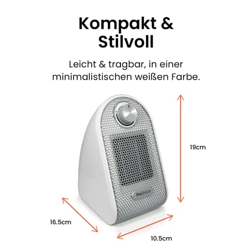 ProBreeze Mały Grzejnik Elektryczny Przenośny Mini - obrazek 2