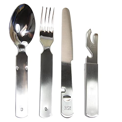 Zestaw sztućców wojskowych ze stali nierdzewnej, oryginalny zestaw szt - obrazek 5