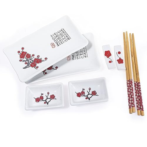 Lachineuse - Tradycyjny zestaw sushi z kwiatami wiśni - obrazek 6