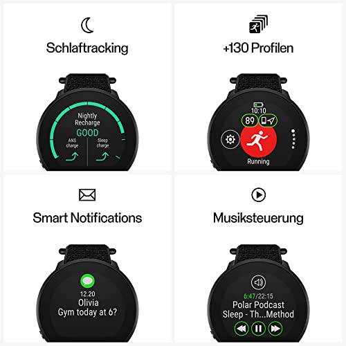 POLAR Unite - Wodoodporny zegarek fitness z monitorowaniem tętna i snu - obrazek 2