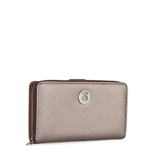 Tous Kobiety Dubai Saf Portfel, Beżowy, 12.5 x 3.5 x 10.5 cm - obrazek 4