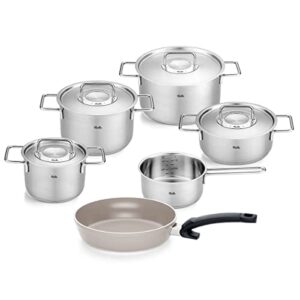 Fissler Pure Collection 6-częściowy zestaw garnków ze stali nierdzewne