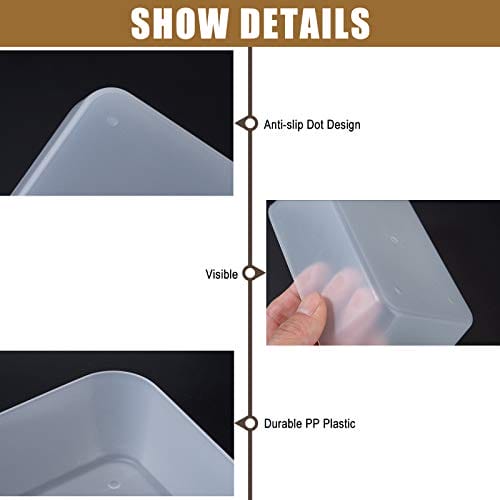 Pudełka Plastikowy organizer do szuflad 7 przezroczystych - obrazek 6