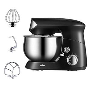 Elektryczny robot kuchenny 35 l z trzepaczką - 3 nasadki, 6 prędkości, duża miska ze stali nierdzewnej