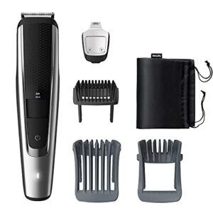 Philips BT5522/15 Beardtrimmer series 5000 Precyzyjne - PHILIPS, Prowadzi płasko przylegające włosy, Samoostrzące się ostrza, Precyzyjny trymer, 40 ustawień długości, Regulowana precyzja