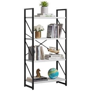 YITAHOME 4-Tier Bookshelf Modern Free Standing 4 Shelf