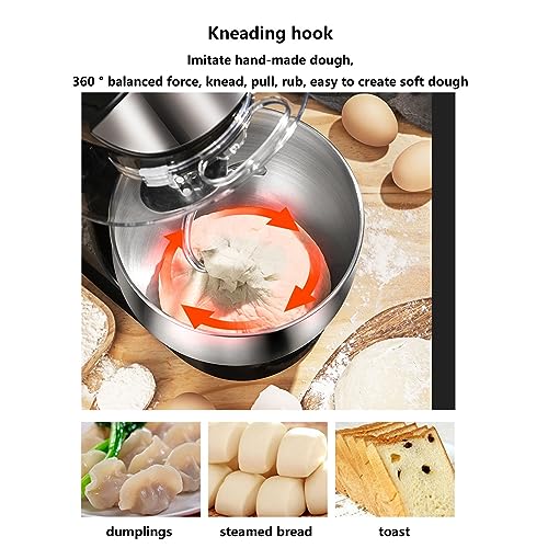 PAHION Robot kuchenny 600 W elektryczny mikser 6 biegów - obrazek 9